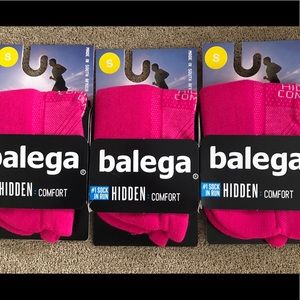 NWT Balega Hidden Comfort Socks 3pair Small Pink